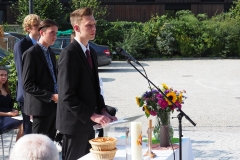 Konfirmation der Widnauer und Kriessner Jugendlichen vom Sonntag, 20. September 2020, evangelische Kirche Diepoldsau