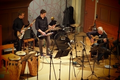 Von links: Beni Krause, Bass; Philipp Keller, E-Gitarre, Thomas Ruez, Gitarre